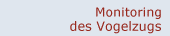 Monitoring
 des Vogelzugs